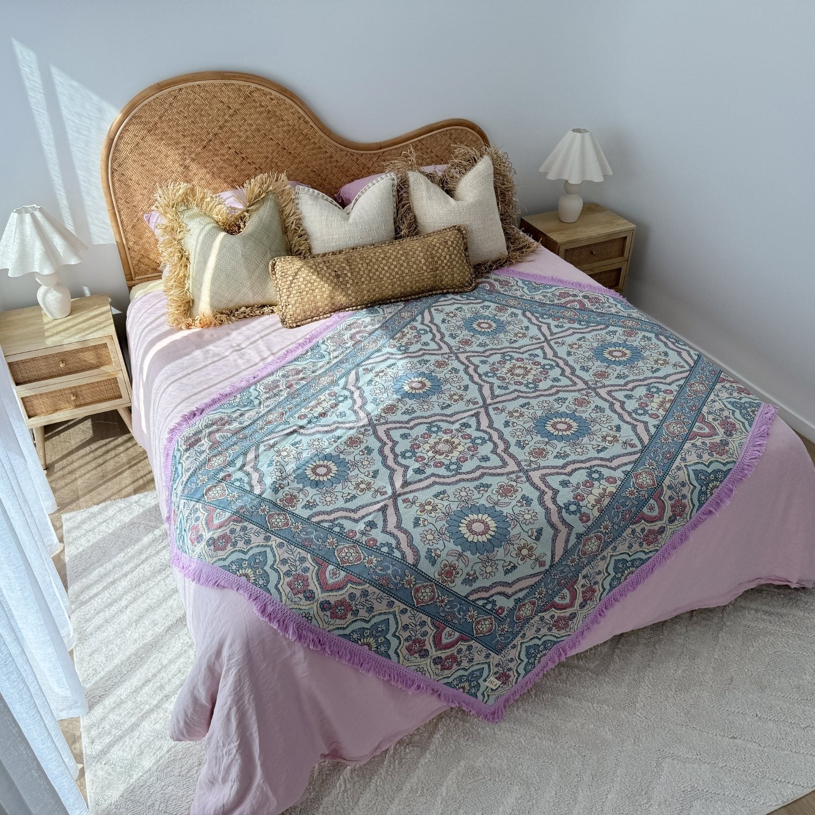 Mila Boho Woven Throw