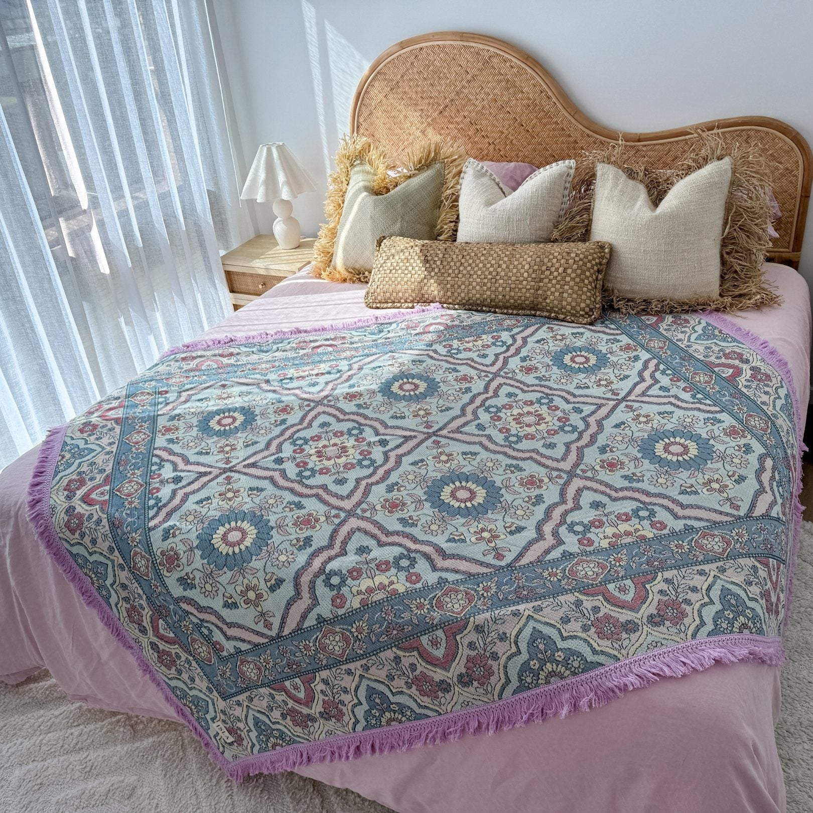 Mila Boho Woven Throw