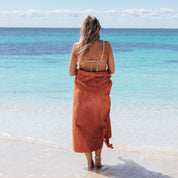 Zali Spice Large Cotton Beach Towel