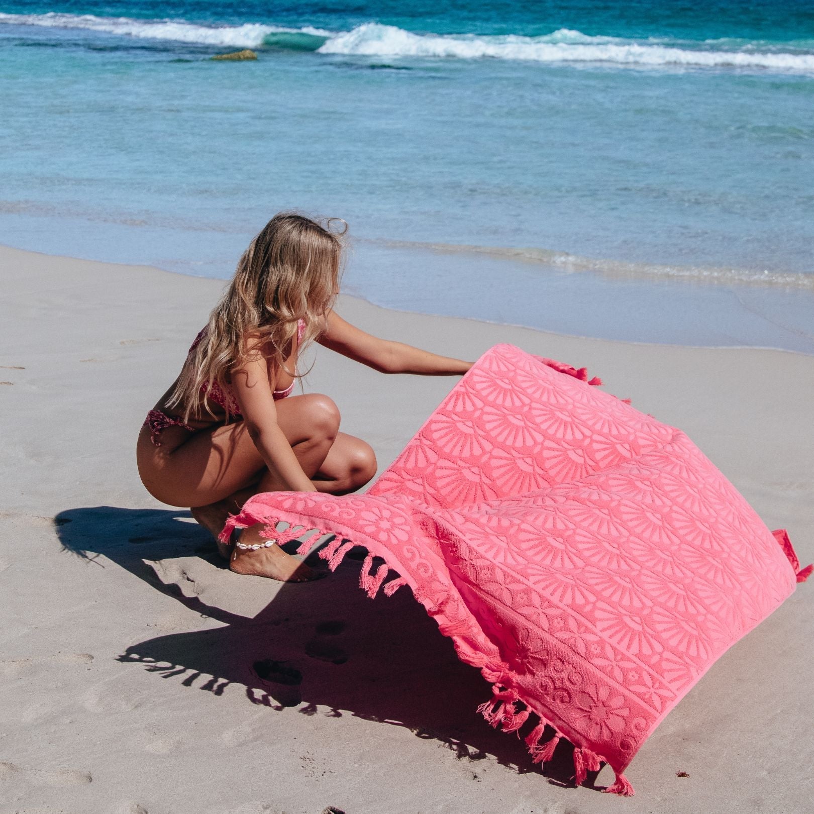 Zali Beach Towel Melon